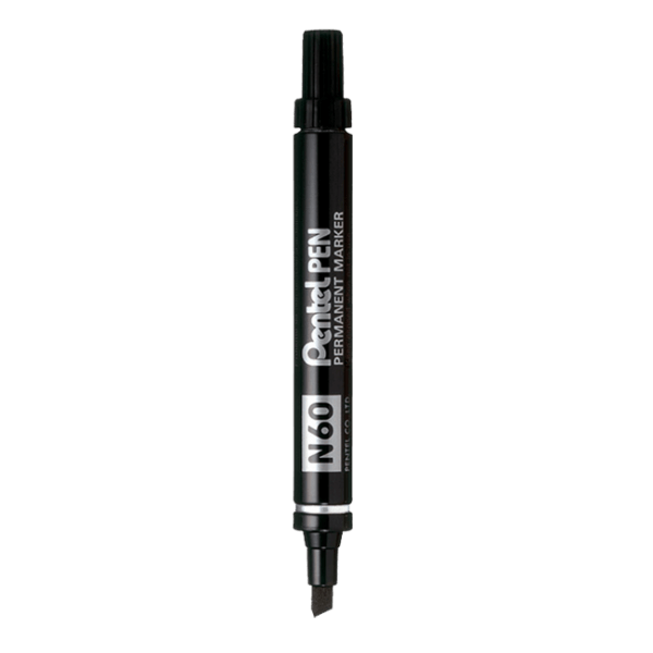 Pentel Permanent Marker - chisel tip N60