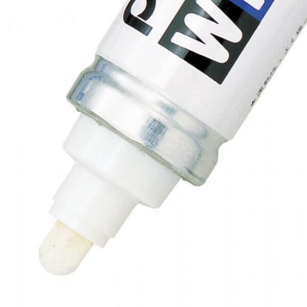 Pentel White Marker Bullet Point single blister card X100W - Image 3