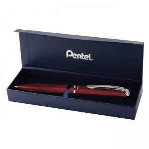 Pentel EnerGel Philography in a magnetic lid gift box BL2007