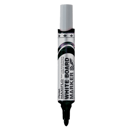 Pentel Maxiflo Medium Bullet Point Liquid Ink Dry Wipe Marker MWL5M