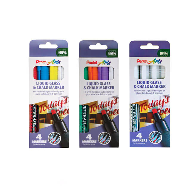 Pentel Wet Erase Chalk Markers