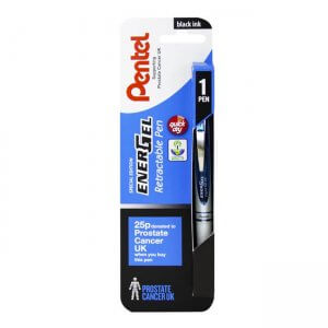 Pens - PENTEL BL17 ENERGEL GEL INK PEN 0 7mm Black Box 12 - CVOS Office  Choice - Office Supplies, Stationery & Furniture