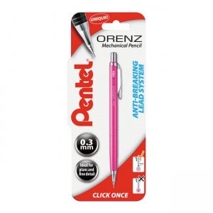 Pentel Orenz 0.3mm Mechanical Pencil single blister card XPP503-P