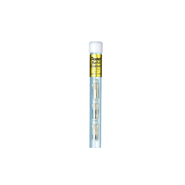Pack of 6 Pentel Z21bp-K6 White Pencil Eraser Refills 