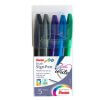 Pentel Brush Sign Pen 5 piece wallet SES15C/5NEW