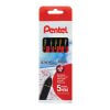 Pentel EnerGel Noir 5-piece wallet YBL437R1/5-M