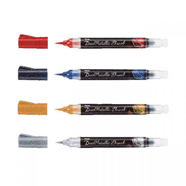 Pentel DualMetallic Brush Pen XGFH - Image 3