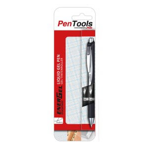 Pentel PenTools EnerGel Permanent 0.7mm 2-piece cardboard pack BLP77