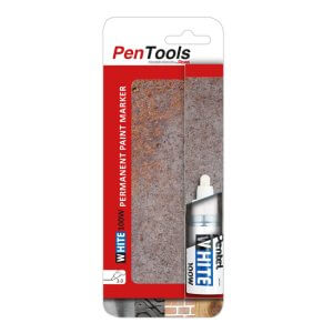Pentel PenTools White Marker Bullet Point single piece pack X100W-PRO1EU