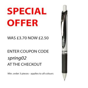 Pentel EnerGel Xm Eco Retractable Rollerball 0.7mm BL77E